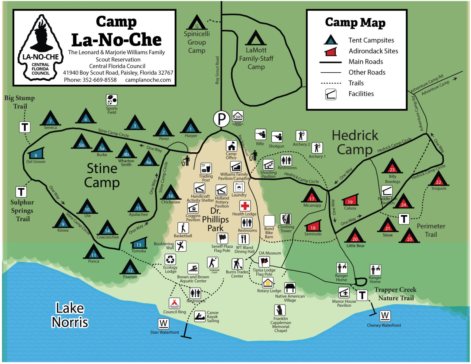 Camp Lonehollow - WOW! Check out this awesome map of camp